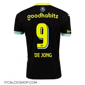 PSV Eindhoven Luuk de Jong #9 Seconda Maglia 2024-25 Manica Corta